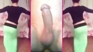 Sister dancing makes me cum