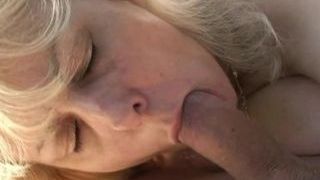 His wife finds them fucking outside