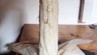 COUGAR WIDOW MISSING HER HUSBANDS DICK SHE HAD NO OPTION BUT GIVE A HAND JOB TO MAIZE COB