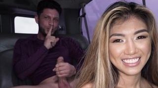 Asian babe Clara Trinity rides The pulverize Bus With Tyler Steel