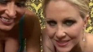 "Mommy Milf Julia Ann & Jessica Jaymes Get A Hot Load of Cum!"